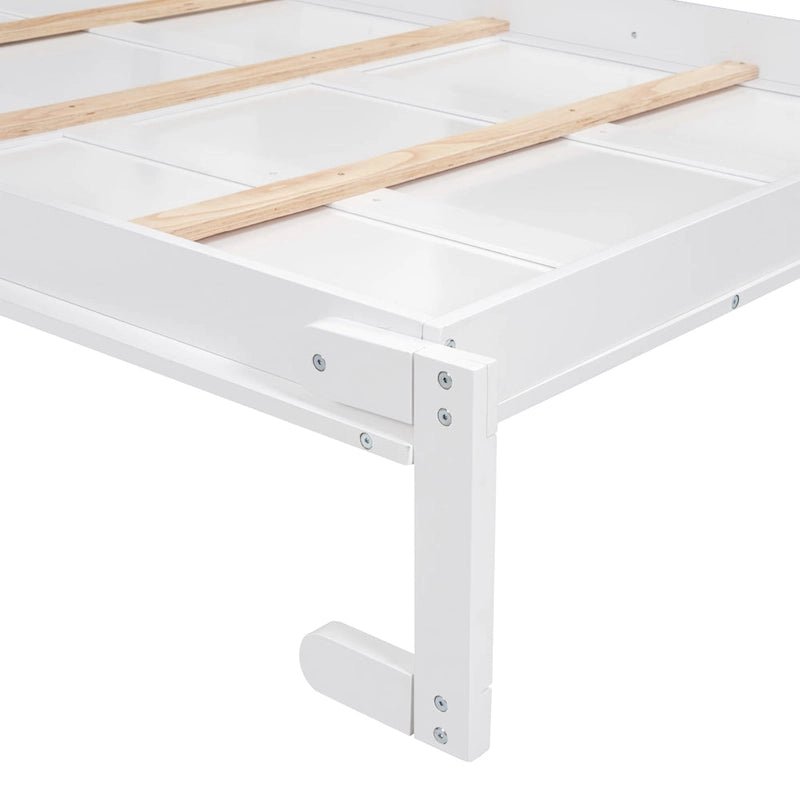 Full Size Murphy Bed Wall Bed with Shelves