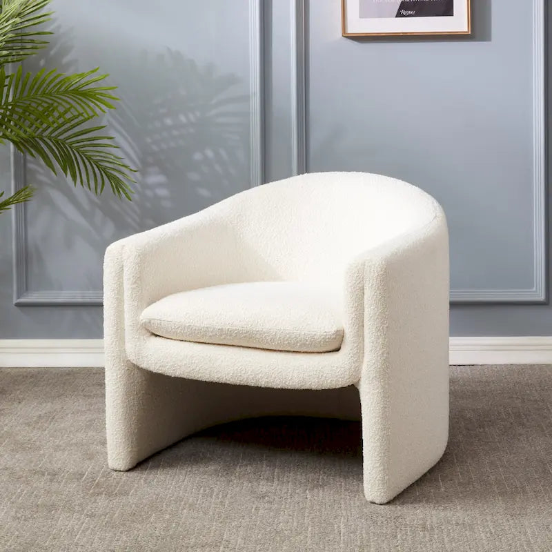 SAFAVIEH Couture Laylette Upholstered Accent Chair - 33 IN W x 31 IN D x 30 IN H