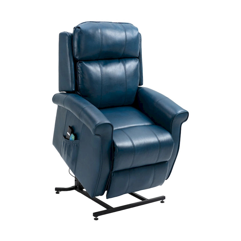 GZMR Faux Leather Elderly Power Lift Recliner Chair