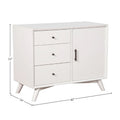 Flynn Wood Accent Cabinet in White