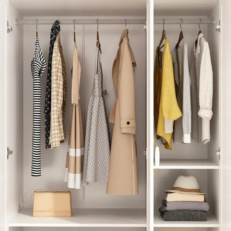 Kerrogee Grand Wardrobe/Armoire/Closet , 47.2 W x 69.7 H x 18.3 D