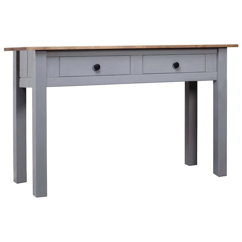 vidaXL Console Table Entryway Table Side Table Solid Pine Wood Panama Range - 43.3 x 15.7 x 28.3