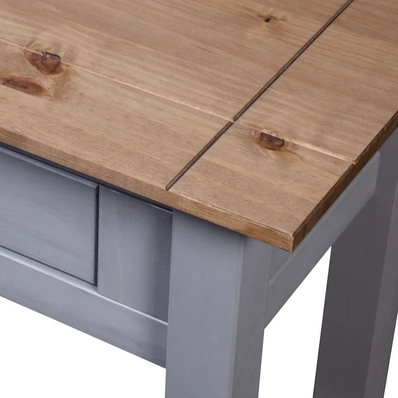 vidaXL Console Table Entryway Table Side Table Solid Pine Wood Panama Range - 43.3 x 15.7 x 28.3