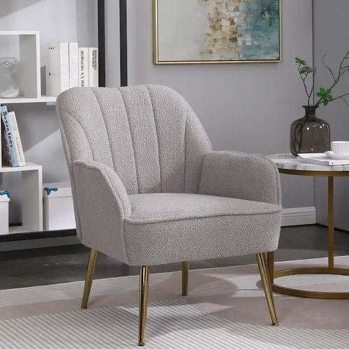 Fauteuil moderne avec accoudoirs larges de 25,2 pouces